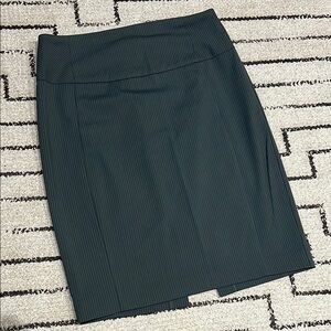 Express Striped Pencil Skirt